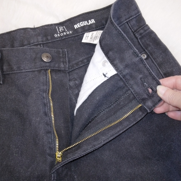 JEANS George Regular Fit, heavy denim, paint stain on rear pocket - Picture 6 of 13